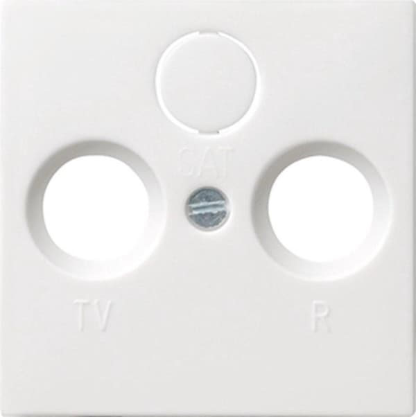 Gira tallrik 086903 radio/tv inb vit