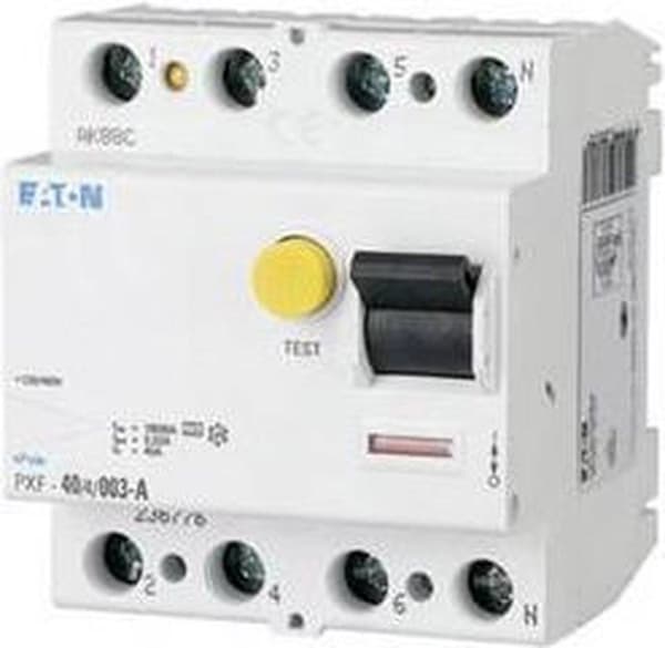 Eaton 236776 Fejlstrømsafbryder A 4-polet 40 A 0,03 A 400 V