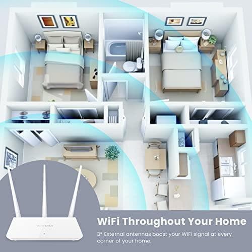Merten tredobbelt stel M-Smart polar hvid blank 478319