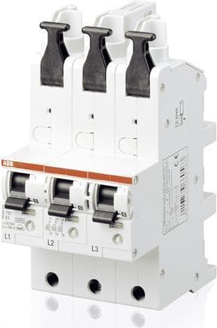 ABB S751/3-E35 - Selektiv hovedafbryder (mærkespænding: 230 V / 400 V, isolationstestspænding: 50 Hz / 60 Hz, omgivelsestemperatur: drift: -25 °C til