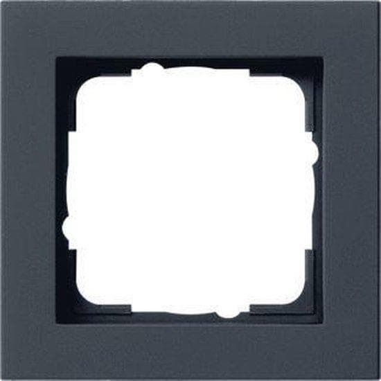 GIRA 021109 021109 dækramme 1f E2 sort m (21109)