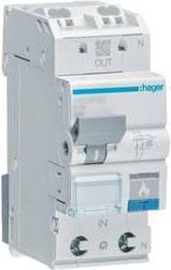 Hager ARC916D Palosuojakytkin 2-napainen 16 A 230 V