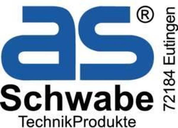 AS Schwabe 70833 Nätkabel Vit 3,00 m