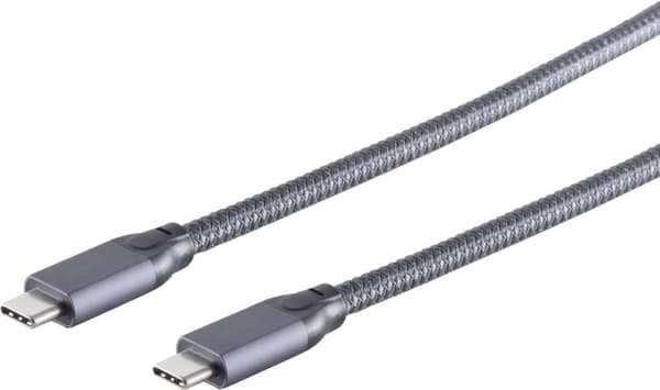 S/CONN maximal anslutning USB-kabel 3.2 USB typ C hane till USB typ C hane, Gen 2, 3.0m (13-47040)