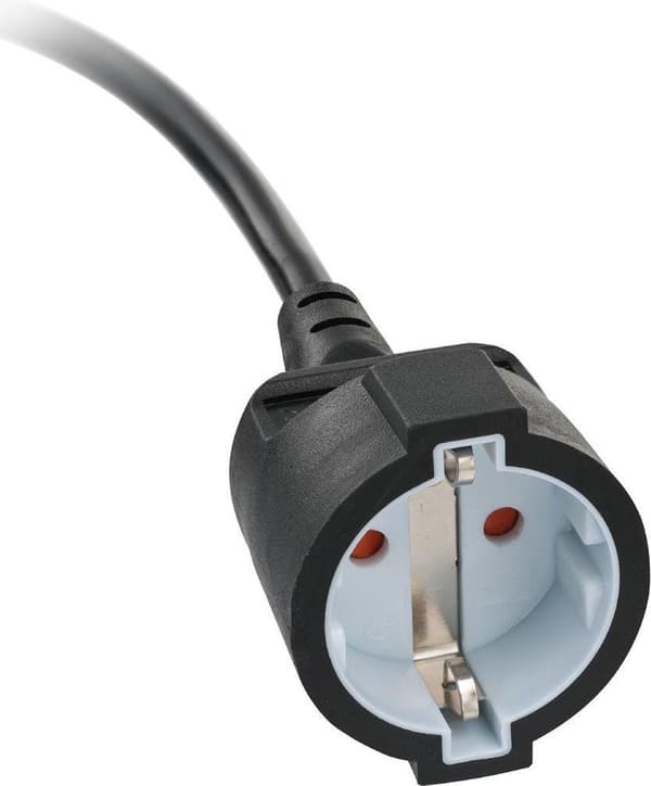 Brennenstuhl Maadoitettu virtalähteen jatkojohto litteällä pistokkeella - 3x 1,5mm / musta - 5 metriä