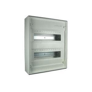 1 stk - Hager lille fordeler, AP Volta IP30, 2x12PLE, DIN4387 VA24CN / 248635