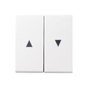 Gira 029427 vippe med pilesymbol System 55, ren hvid mat