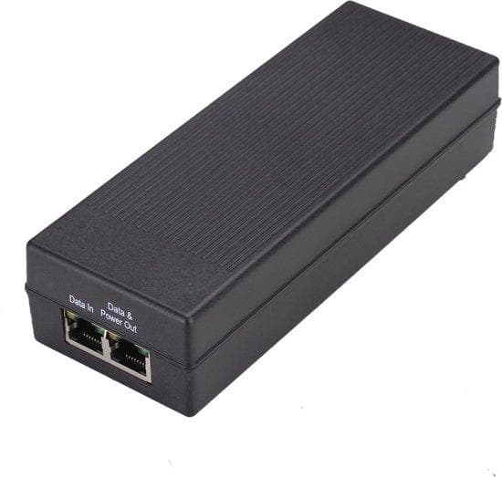 Microconnect POEINJ-30W PoE-adapter 10 Gigabit Ethernet - 100 Gigabit Ethernet 48V (30W POE)