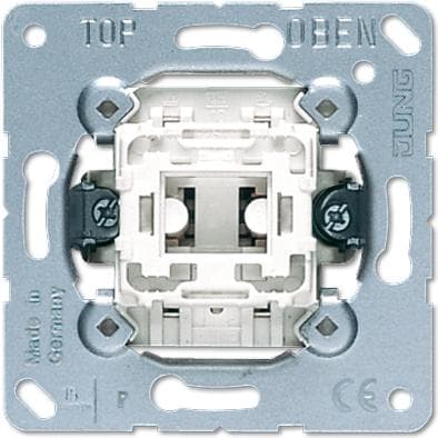 JUNG 507 U. Farve på produkt: Metallic, Hvid. AC-indgangsspænding: 250 V, nominel strømudgang: 10 A (507U)