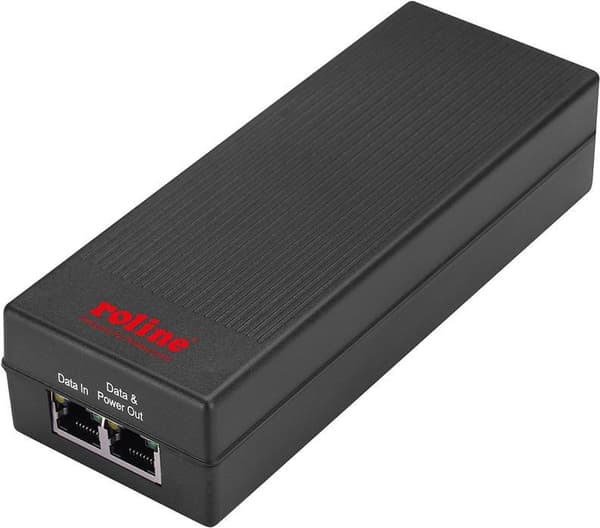 Roline Gigabit Ethernet PoE Injector - Power Injector - 30 Watt - Udgangsstik: 1