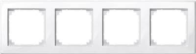 Merten 611333 4x stel M-Smart polar hvid blank 478419