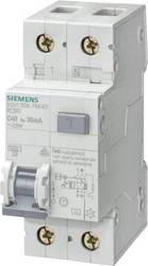 Siemens 5SU1356-6KK10 Fejlstrømsafbryder / afbryder 2-polet 10 A 0,03 A 230 V