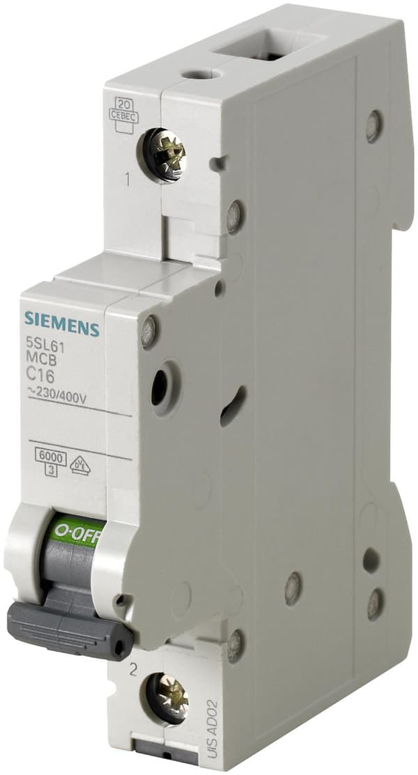 Siemens 5SL61107 Miniatureafbryder C-type 1P afbryder (5SL6110-7)