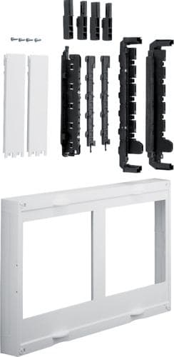 Hager UE22A4B. Farve på produkt: Sort, Hvid, Materiale: Plast, Antal inkluderede produkter: 1 stk. Bredde: 500 mm, dybde: 125 mm, højde: 300 mm (UE22A
