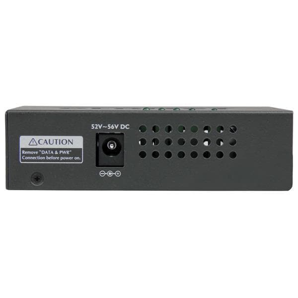 StarTech.com 4-portars Gigabit Midspan - PoE+ injektor - 802.3at/af - Power Injector - AC 100-240 V - 120 Watt - 4 utgångspluggar (POEINJ4G)