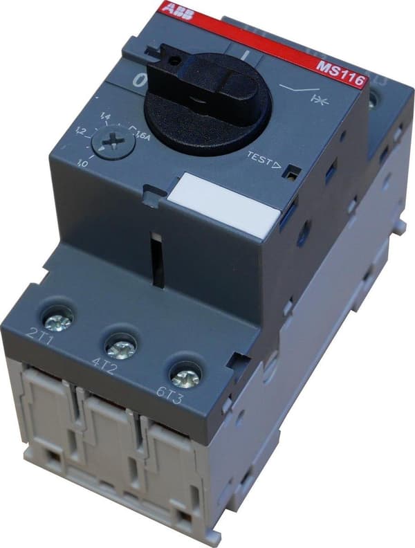 ABB Moottorinsuojakytkin MS116 1.6 - 230-690V - 1.0-1.6A - 3P - 1SAM250000R1006
