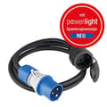 Miniatyrbillede 2 af 6: AS Schwabe 61408 CEE adapter 3-benet 230 V 1 stk (61408)