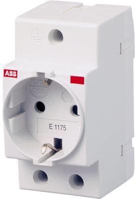 ABB DIN-kiskoliitin ilman saranoitua kantta 16 A 250 V/AC 2CSM210000R0721 (2CSM210000R0721)