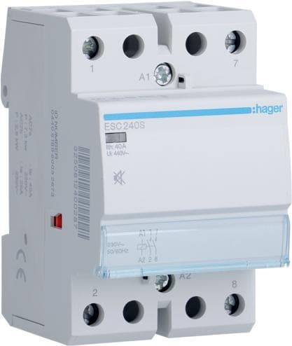 Kontaktor brummen-fri40A 2NO 230V ESC240S (ESC240S)