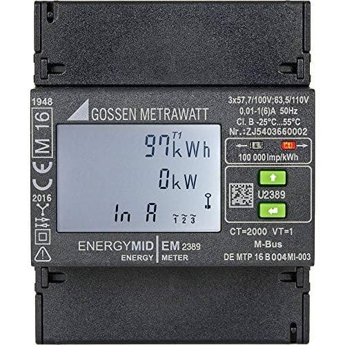 Gossen Metrawatt U2387-V022 kolmivaihemittari muunninliitännällä