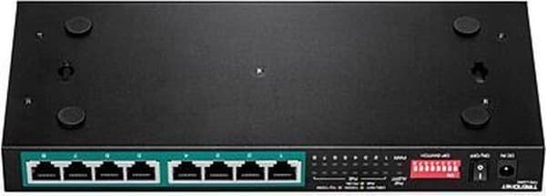 Trendnet TPE-LG80 -verkkokytkin Hallitsematon Gigabit Ethernet (10/100/1000) Musta Power over Ethernet (PoE)