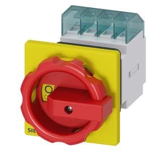 Siemens 3LD2054-0TK53. AC input frekvens: 50/60 Hz, Nominel strømudgang: 16 A, Switching kapacitet: 340 A. Farve på produktet: Rød, Gul. Bredde: 67 mm