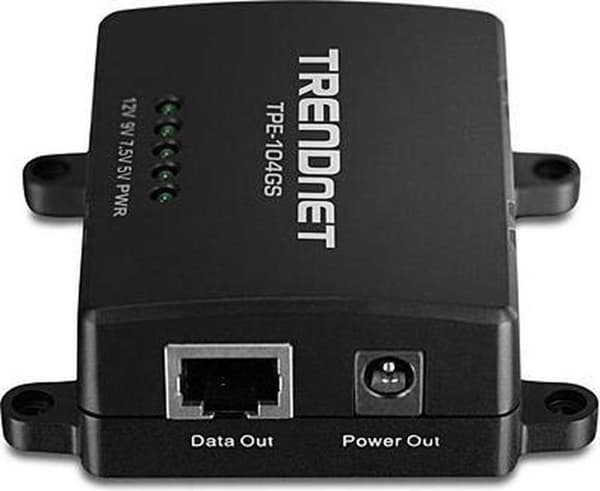 Trendnet TPE-104GS nätverksdelare Black Power over Ethernet (PoE)