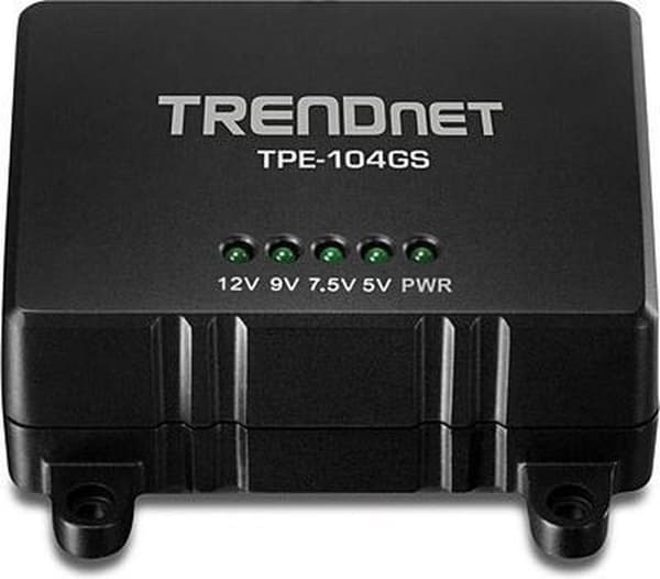 Trendnet TPE-104GS nätverksdelare Black Power over Ethernet (PoE)