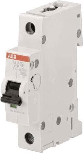 ABB automatisk afbryder 25A S201-K25 pr. M kompakt 1-polet K-karakteristik S201-K25 (2CDS251001R0517)