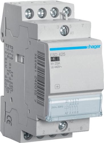 Kontaktor 25A 4NO 24V ESD425 (ESD425)