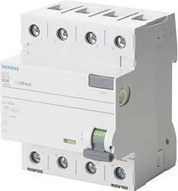 Siemens 5SV33426KK01 Fejlstrømsafbryder 4-polet 25 A 0,03 A 400 V
