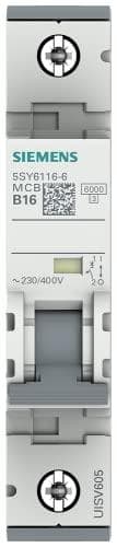 SIEMENS - 5SY61166 SENTRON miniatureafbryder 1-polet 16 A