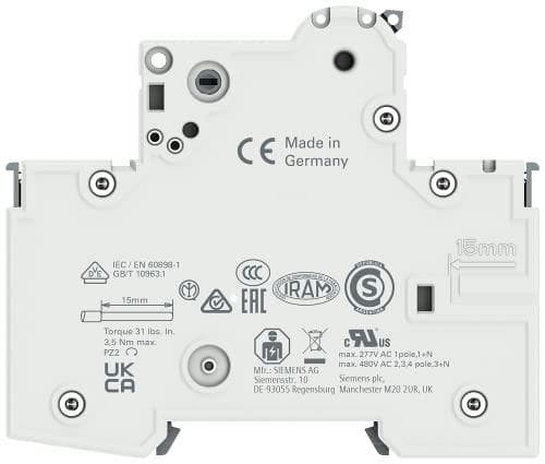 SIEMENS - 5SY61166 SENTRON miniatureafbryder 1-polet 16 A