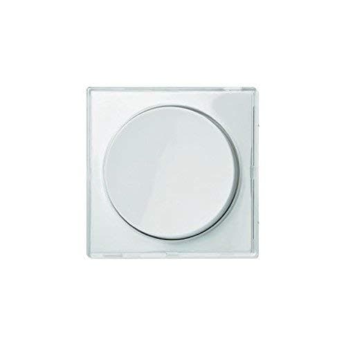 Merten centralplatta med transparent lock och vred, transparent/polarvit, M-Creativ, MEG5250-3500