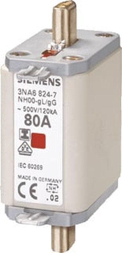 Siemens Indus.Sector NH sikringsled G00 100A 500AC/250DC 3NA6830-7 (3NA68307)