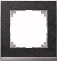 Merten MEG4010-3669. Produktens färg: Aluminium, Svart, Varumärkeskompatibilitet: Merten, Material: Sten, Termoplast (MEG4010-3669)