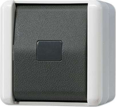 JUNG 834 W elektrisk kontakt Trykknapkontakt sort - hvid (834W)