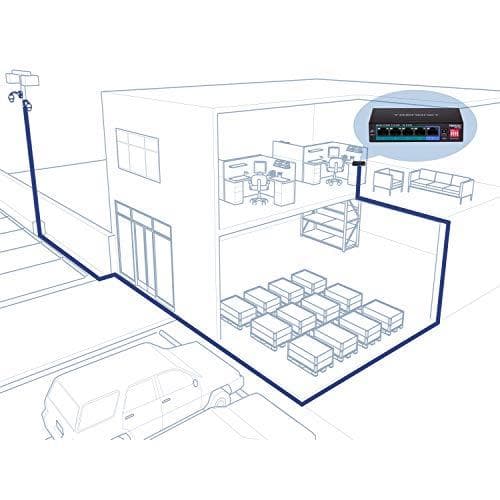 TRENDnet TPE LG50 - Kytkin - Hallitsematon - 4x10/100/1000 (PoE+) + 1x10/100/1000 - Pöytäkone - PoE+ (32W) (TPE-LG50)