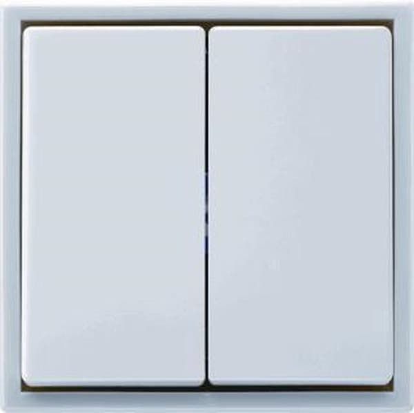 Serieafbryder Jung LS 995 WW Cover LS 990, LS design, LS plus Alpine hvid