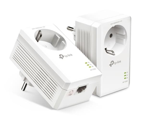 TP-Link TL-PA7017P KIT - Powerline utan WiFi - 1000 Mbps Vit