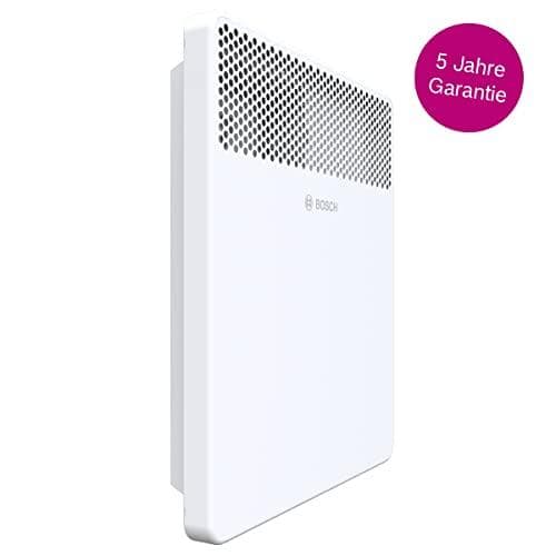 Bosch elektrisk konvektor Heat Convector 4000-5, för ca 5m² med 500W inkl elektronisk styrenhet, LED-display, veckoprogram, 5 års produktgaranti