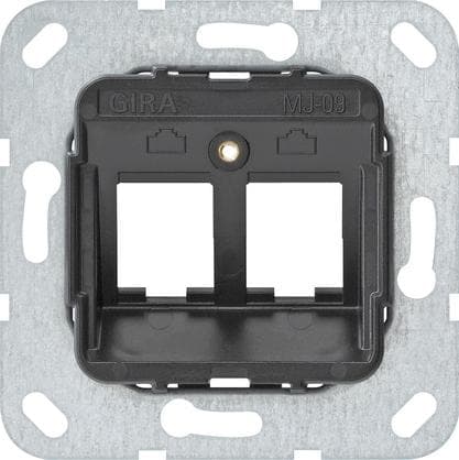 Gira 560900 Modular Jack 9, dobbelt støttering