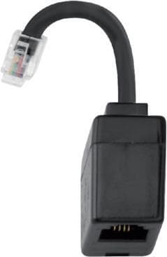 Hager EHZ001A kabel kønsskifter R12 RJ10 Sort (EHZ001A)
