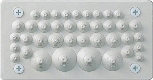 Hager FZ402. Bredde: 240 mm, Højde: 130 mm, Dybde: 30 mm (FZ402)