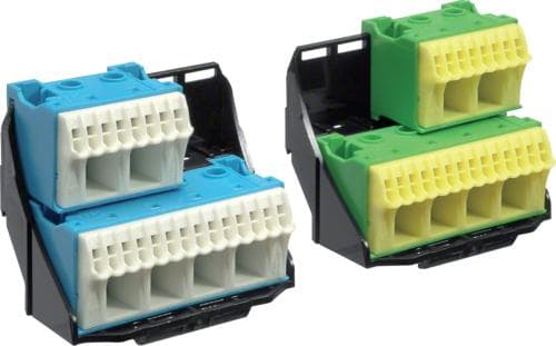 Hager PE/N klämma med hållare 2x28 Quick-Connect FZ384 (FZ384)