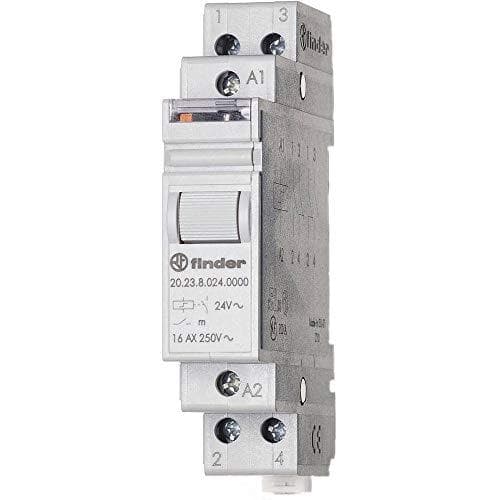 Finderin askelkytkin 1 NO + 1 NC 12 VDC 16 A 400 VAC 4000 VA, AC1 (20.23.9.012.4000)