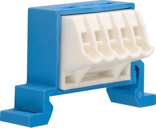 Hager N terminal Volta VZ456N (VE10) QC, för DIN-skena plug-in terminal 3250616669369, svart