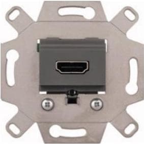 Merten MEG4583-0000. Jacktyp: HDMI. Produktens färg: Grå. Antal produkter som ingår: 1 stycke (MEG4583-0000)