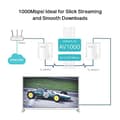 Miniatyrbillede 4 af 6: TP-Link TL-PA717 SÆT 1000 Mbps Indbygget Ethernet-port Hvid 2 stk(er) (TL-PA717 KIT)