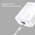 Miniatyrbillede 5 af 6: TP-Link TL-PA717 SÆT 1000 Mbps Indbygget Ethernet-port Hvid 2 stk(er) (TL-PA717 KIT)